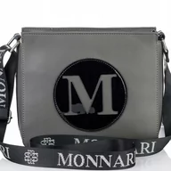 Torebki damskie - SPORTOWA Damska TOREBKA crossbody LISTONOSZKA MONNARI PREMIUM SZARY - miniaturka - grafika 1