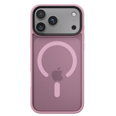 Etui NEXT ONE Pink Mist Shield MagSafe do Apple iPhone 17 Pro Różowo-przeźroczysty