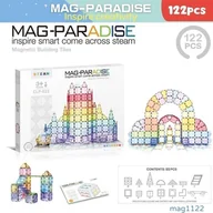 Klocki - Coil klocki magnetyczne pastelowe 122 elementy - miniaturka - grafika 1