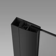 Akcesoria do armatury i ceramiki - Radaway Essenza New Black Profil poszerzający +4 cm czarny P01-155200054 - miniaturka - grafika 1