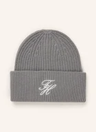 Czapki damskie - Tommy Hilfiger Czapka Z Kaszmiru grau - miniaturka - grafika 1