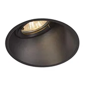 Lampy sufitowe - SLV Spotline oprawa sufitowa Horn-A okrągła GU10 czarna 113150 113150 - miniaturka - grafika 1