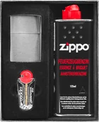 Trafika - Zestaw Zippo Zapalniczka Brushed Chrome Prezentowy No1 - miniaturka - grafika 1