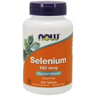 Witaminy i minerały - Now Foods Selenium 100mcg - 250 tabletek - miniaturka - grafika 1