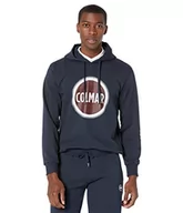 Bluzy męskie - COLMAR Męska bluza z kapturem 8237, granatowa, L - miniaturka - grafika 1
