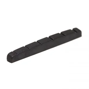 Graphtech Graphtech Black TUSQ XL PT-5043-00 - Cort Strat or Tele Style Electric Guitar Nut, Flat, Slotted siodełko do gitary - Inne akcesoria gitarowe - miniaturka - grafika 1