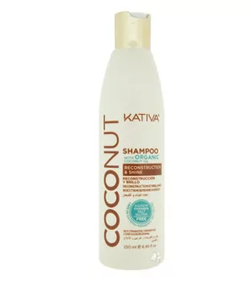 Kativa Coconut Shampoo 250 ml Kokosowy szampon do włosów odbudowujący i nadający połysku - Szampony do włosów - miniaturka - grafika 1