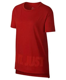 Nike Koszulka damska Dry Hilo Jdi czerwony Rot (Habanero Red/Gym Red) XL - Koszulki i topy damskie - miniaturka - grafika 1