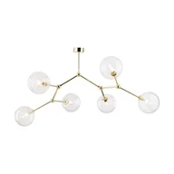Lampy sufitowe - Fairy lampa sufitowa 6xG9 złota/transparentna 10071 - miniaturka - grafika 1