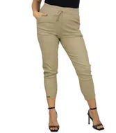 Spodnie damskie - Eleganckie damskie spodnie elastyczne cygaretki KATE-5XL/6XL - miniaturka - grafika 1