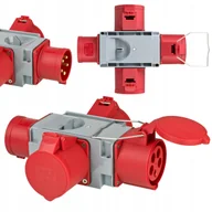 Gniazdka elektryczne - Rozgałęźnik Trójnik siłowy 400V 32A Elektryczny Gniazdo Brennenstuhl - miniaturka - grafika 1