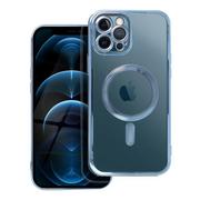Etui i futerały do telefonów - Etui Futerał Electro Mag Cover do iPhone 12 Pro Max niebieski - miniaturka - grafika 1