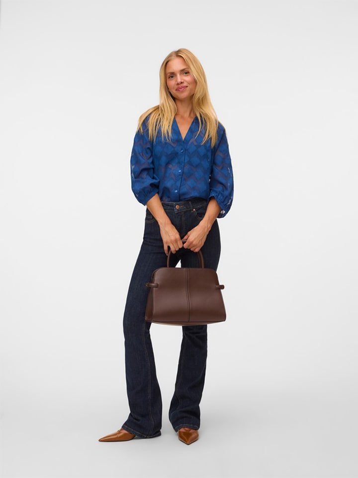 Vero Moda Bluzka w kolorze granatowym
