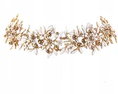 Naszyjniki - CHOKER BIAŁE KWIATUSZKI Z KRYSZTAŁKAMI Z KOLEKCJI BLOSSOM (C8157AU/1/B) - miniaturka - grafika 1