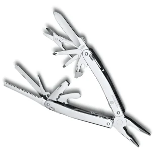 Victorinox - SwissTool Spirit MX, 105mm, srebrny, One Hand, etui nylonowe - Multitools - miniaturka - grafika 1