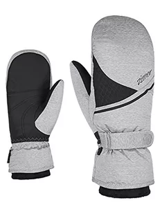 Ziener Ziener Damskie rękawiczki narciarskie Kiani Mitten / sporty zimowe, wodoszczelne, oddychające, ciepłe, Gore-Tex, jasny melanż, 6,5 - Rękawice narciarskie - miniaturka - grafika 1