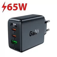 Ładowarki do telefonów - Ładowarka sieciowa ACEFAST A41 GaN 65W Czarny - miniaturka - grafika 1