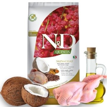 Farmina N&D Quinoa Dog Skin&Coat Adult Mini quail coconut 2.5 kg