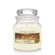 Świece - Yankee Candle All is Bright 105 g Classic mała świeczka zapachowa - miniaturka - grafika 1