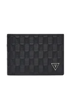 Portfele - Guess Duży Portfel Męski SMMADL LEA27 Czarny - miniaturka - grafika 1