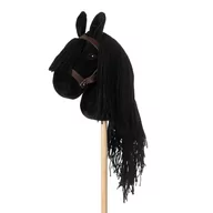 Maskotki i pluszaki - Koń na kiju ASTRUP Hobby Horse czarny - miniaturka - grafika 1