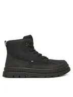 Botki męskie - Bugatti Trapery 321-AGA34-5000 Czarny - miniaturka - grafika 1