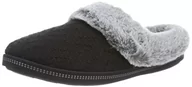 Kapcie damskie - Skechers Damskie kapcie Cozy Campfire Home Essential, czarny - czarny - 38 EU - miniaturka - grafika 1