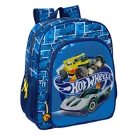 Plecaki szkolne i tornistry - Plecak szkolny Hot Wheels Sonny granatowy 32 x 38 x 12 cm - miniaturka - grafika 1