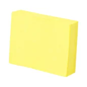 Etykiety samoprzylepne i bloki etykiet - Karteczki samoprzylepne 38x51/100 żółte Taurus - miniaturka - grafika 1