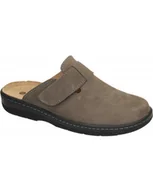 Klapki i japonki męskie - KLAPKI DR.BRINKMANN - 600058-09 SZARY - Dr. Brinkmann - miniaturka - grafika 1