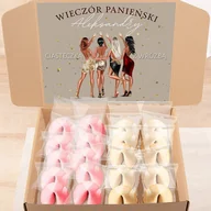 Ciastka - Elegancki Zestaw Ciasteczek z Wróżbą na Panieński - miniaturka - grafika 1