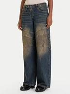 Spodnie damskie - Guess Jeansy W5BA2J D4XYG Granatowy Regular Fit - miniaturka - grafika 1