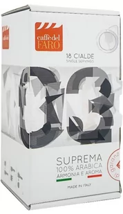 CAFFE DEL FARO Kawa w saszetkach Caffe del Faro Suprema 100% Arabica saszetki ESE 18szt 1976-uniw - Kawa w kapsułkach i saszetkach - miniaturka - grafika 1
