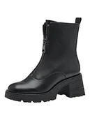 Botki damskie - Tamaris Damskie sztyblety 1-25431-41, czarny, 36 EU - miniaturka - grafika 1