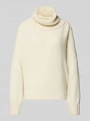 Swetry damskie - Sweter o kroju regular fit z dzianiny z dodatkiem wełny z alpaki model ‘IHKAMARA’ - miniaturka - grafika 1