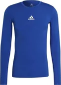 Koszulki męskie - Adidas Koszulka adidas TECHFIT LS TOP GU7335 GU7335 niebieski XL - miniaturka - grafika 1