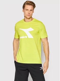 Koszulki i topy damskie - Diadora T-Shirt Chromia 102.178747 Zielony Regular Fit - grafika 1