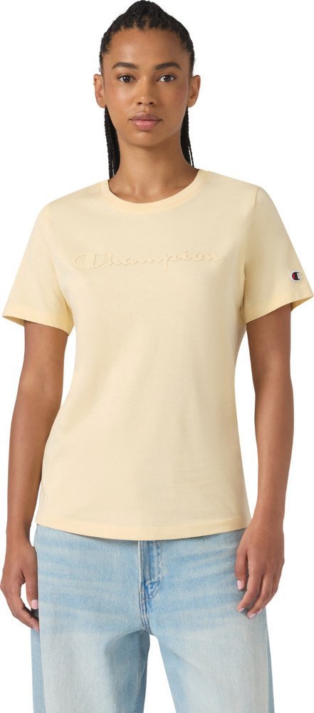 Champion Koszulka damska Champion Short Sleeve żółta 119125 YS175 2XL