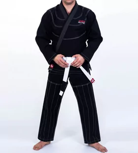 Grube i Mocne  Kimono / GI do treningu BJJ - Czarne 450g DBX BUSHIDO ELITE A4 - Kimona, stroje i obuwie - miniaturka - grafika 1