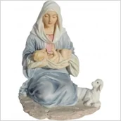 Dewocjonalia - Maryja trzymająca małego Jezusa kolor Veronese WU75996AA - miniaturka - grafika 1