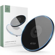 Ładowarki do telefonów - Ładowarka indukcyjna TECH-PROTECT QI15W-C1 15W Czarny - miniaturka - grafika 1