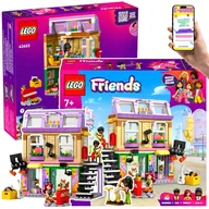 Klocki - LEGO PREZENT DLA DZIEWCZYNKI 7+ LEGO® Friends Sklep Muzyczny i Mieszkanie z Figurkami i Pieskiem – Lego na Urodziny lub Święta + EBOOK - miniaturka - grafika 1