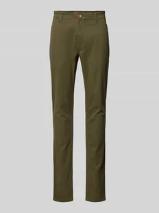 Spodnie o kroju slim fit z wpuszczanymi kieszeniami model ‘NATAN’ - Spodnie męskie - miniaturka - grafika 1