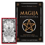 Ezoteryka - Pakiet Magija współczesna. Dwanaście lekcji wysokiej sztuki magicznej, Hermetic Tarot, karty - karty - miniaturka - grafika 1