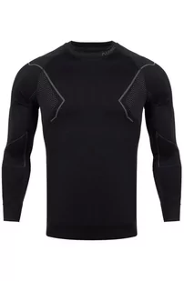 Bluza termoaktywna męska Alpinus Active Base Layer GT43189 czarno-szary - Bluzy sportowe męskie - miniaturka - grafika 1