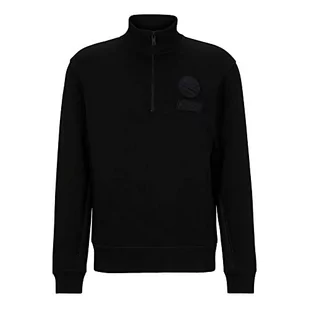 BOSS bluza męska zerace, czarny (Black1), XXL - Bluzy męskie - miniaturka - grafika 1