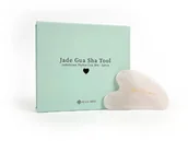 Pozostałe urządzenia kosmetyczne - Kamień Gua Sha Jadeitowa płytka do masażu Acus Med - serce - różowy - miniaturka - grafika 1