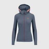 Kurtki damskie - Karpos 2532005-017 EASYFR. W F-Z HOODIE Damska kurtka VINTAGE INDIGO/HOT CORAL Rozmiar XS - miniaturka - grafika 1