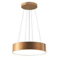 Lampy sufitowe - Wisząca lampa Sengo 5092 Shilo regulowana do sypialni ring circle złota - miniaturka - grafika 1