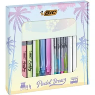 Zestawy piśmiennicze - Zestaw przyborów piśmienniczych, BIC Pastel Dream Box, 15 sztuk - miniaturka - grafika 1